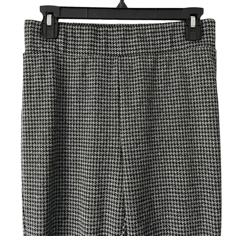 Loft Houndstooth High Rise Ankle Slim Fit Pullover Legging Size M Tall - Picture 3 of 7